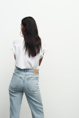 Z1975 STRAIGHT-LEG HIGH-WAIST JEANS - Zara фото 9