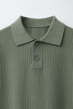 POLO B?SICO PUNTO CANAL? / Khaki claro - Zara фото 3