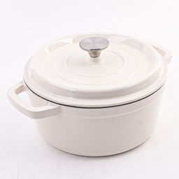 Кастрюля чугун 2,6 л Mayer&Boch эмаль покрытие белая (х2) 40629