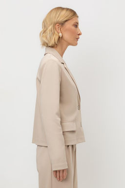 ЕВТ 3248/темно-бежевый жакет жен