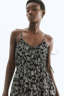 Vestido de algod?n con tirantes espagueti - H&m фото 5