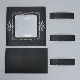 Цена за 5 шт. Коробка для конфет, кондитерская упаковка, 16 ячеек Побед на всех фронтах, 18.9?18.9?3.8 см