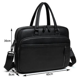 Сумка мужская, кожа, MIRONPAN 98801 Черный фото 2