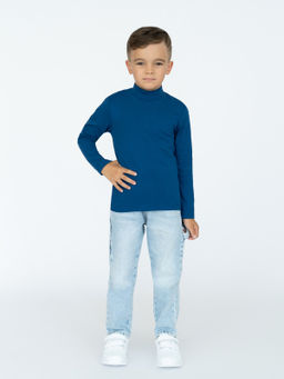 Джемпер-водолазка индиго 645 (110, 60)