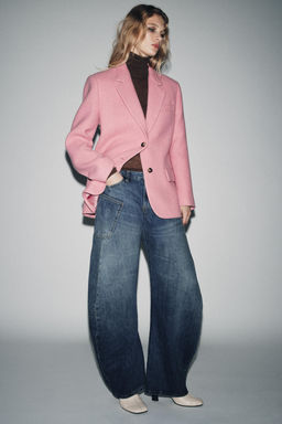 ZW COLLECTION LOW-RISE RELAXED JEANS