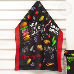 Набор полотенец из рогожки "Кулинарное шоу" 45*60/3 шт. - 45*60 Полотенца из рогожки