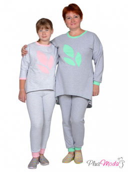 Костюм спортивный Модель №134 размеры 50-72 - Plusmoda фото 10