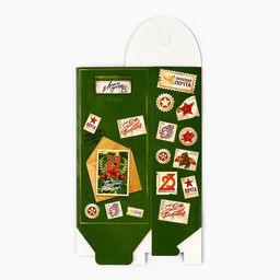 Цена за 5 шт. Коробка складная 23 Февраля, 9 х 19 х 6 см