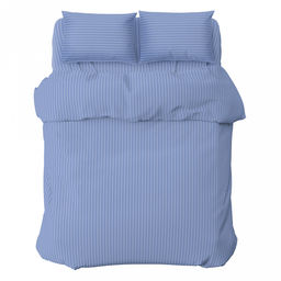 Пододеяльник 2-х спальный "Ночной Питер" 175х215см, сатин "страйп" 1х1 130г/м2 (хлопок 100%), упаковка "классическая", ПВХ 28х41см, т.м. "Домашняя Мода" (Россия)