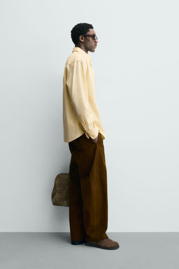 FLOWING SHIRT WITH POCKET - Zara фото 4