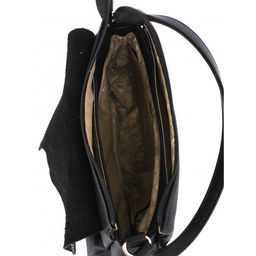 Сумка женская иск/кожа+нат/кожа ADEL-201/3в, 3отд, 2внут, карм, плечевой ремень, мозаика 262826 - Adelia фото 3