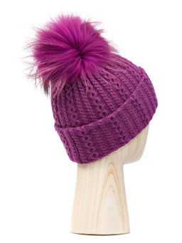 Шапка жен. шерсть+анг+виск LB-D77017 berry - Labbra фото 10