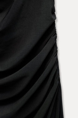 MIDI DRESS WITH KNOT DETAIL ON THE BACK - Zara фото 8