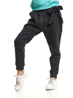 Брюки для девочки UD 7323 черн меланж