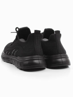 03-TEX-D01-05 BLACK Кроссовки летние мужские (текстиль)