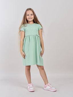 CRB wear / CWKG 63931-37 Платье для девочки,зеленый