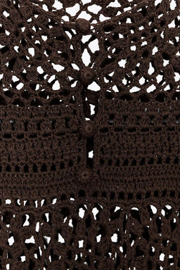 CROCHET KNIT MINI DRESS - Zara фото 7