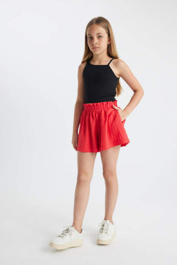 Базовые шорты для девочек - Defacto фото 2