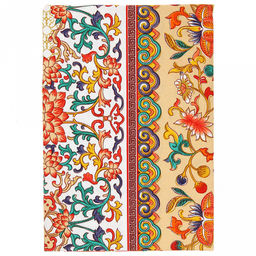 "Меандр" Скатерть 180х145см, длина стола до 140см, на 6 персон, хлопок "Премиум" 186г/м2, "Домашняя мода" (Россия)