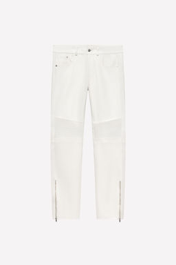 LEATHER BIKER TROUSERS LUDOVIC DE SAINT SERNIN x ZARA  фото 2