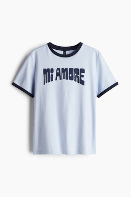 Camiseta con motivo estampado