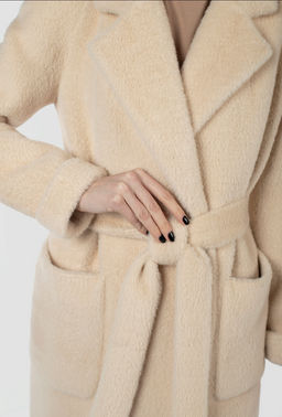 Пальто женское демисезонное Classic Reserve (пояс) - El podio фото 13