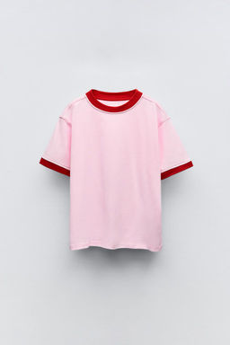 KONTRAST BIYELI T-SHIRT