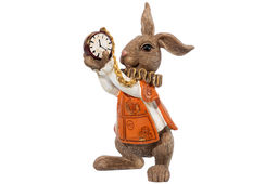 Фигурка декоративная 9,5*7,5*13 см Кролик с часами - Elan gallery фото 4