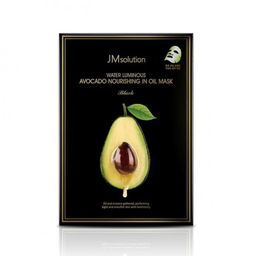 Маска питательная ультратонкая с авокадо JMSOLUTION Water Luminous Avocado Oil Ampoule Mask, 30ml