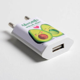 Набор кабель USB - Lightning и штекер Авокадо, 1 м - Like me фото 5