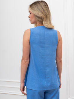 Блузка (топ) Сибелла-4 из вискозы со льном - Виотекс фото 26