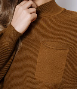 Джемпер #КТ24062, хаки - Dommod фото 4