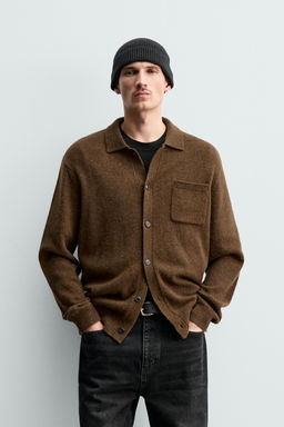 KNIT WOOL - ALPACA ORIGINS OVERSHIRT - Zara фото 10