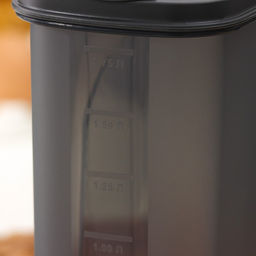 Ёмкость для хранения сыпучих продуктов IDEA «Бест», 2 л, 9.5×19 см, прозрачная, крышка серая