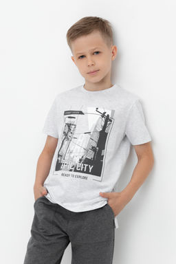 Crockid _ КР 302635/св.серый меланж к520 фуфайка для мал