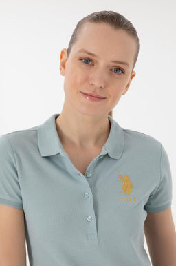 Kad_n Su Ye_ili Basic Polo Yaka Ti__rt - U.s. polo assn фото 2