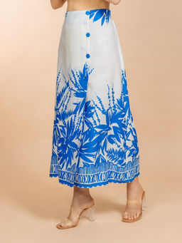 Костюм юбка и блузка (вискоза,лен) №25-209-2 (Лето-2025) - Ганг фото 6