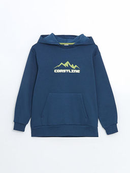 Kap??onlu Erkek ?ocuk Kal?n Sweatshirt