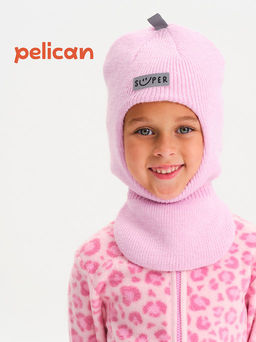 PELICAN, шапка детская, Розовый