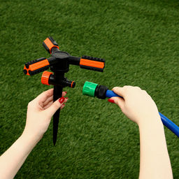 Распылитель 3-лепестковый, 24 см, под коннектор, пика, пластик, Greengo