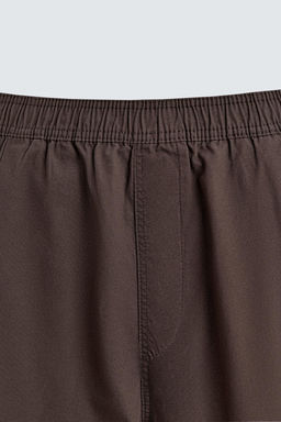 BALLOON FIT PLEATED TROUSERS