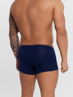 Цена за 2 штуки! Трусы боксеры мужские синие с принтом узор на море 411216 - Mark formelle фото 4