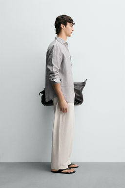 CAMISA RAYAS 100% LINO / rayas - Zara фото 4