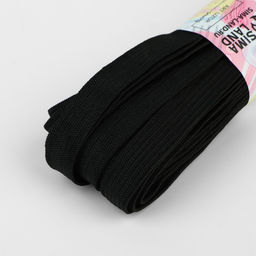 Резинка вязаная, 10 мм, 10±0.5 м, чёрная