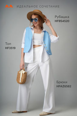 Женские льняные брюки Happyfox  фото 13