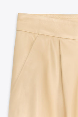 100% LEATHER BALLOON TROUSERS ZW COLLECTION - Zara фото 7