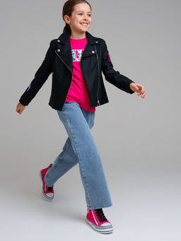 PlayToday / Куртка из экокожи для девочки  фото 8