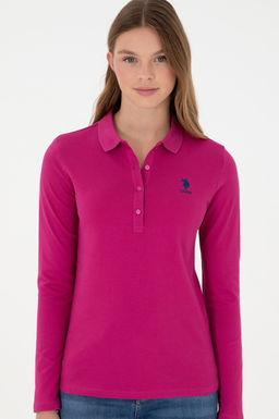 Женский базовый свитшот цвета фуксии Неожиданная скидка в корзине - U.s. polo assn фото 3