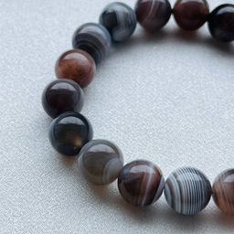 Браслет из Агата бразильского 17 см - Радуга самоцветов фото 2