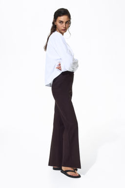 Linen-blend tailored trousers - H&m фото 6